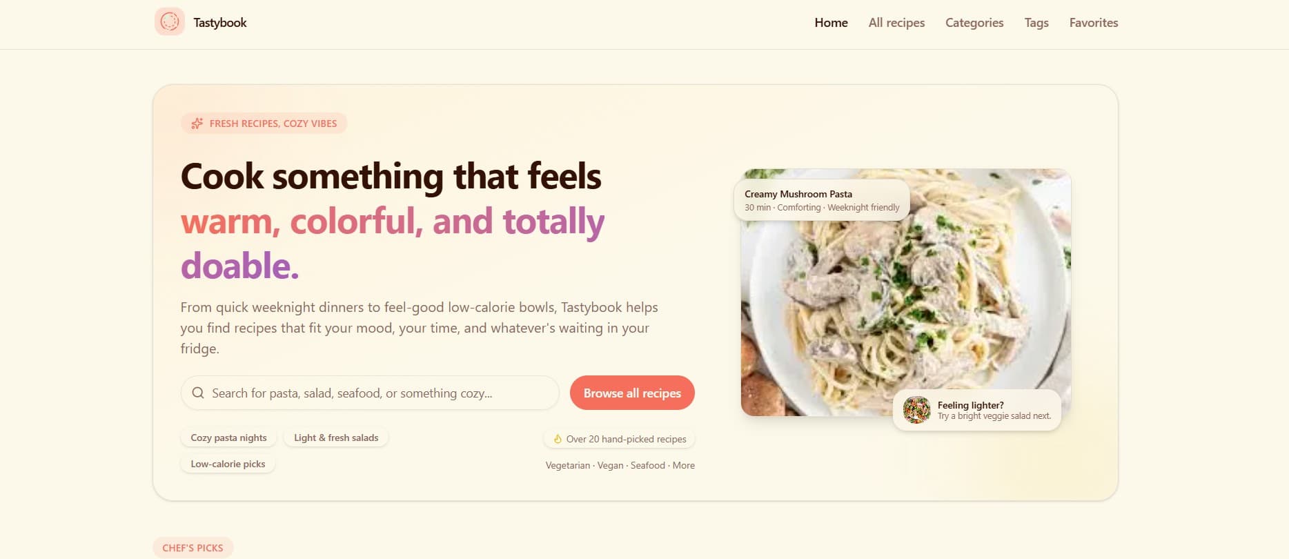 Tasty Book – وباپ منوی رسپی